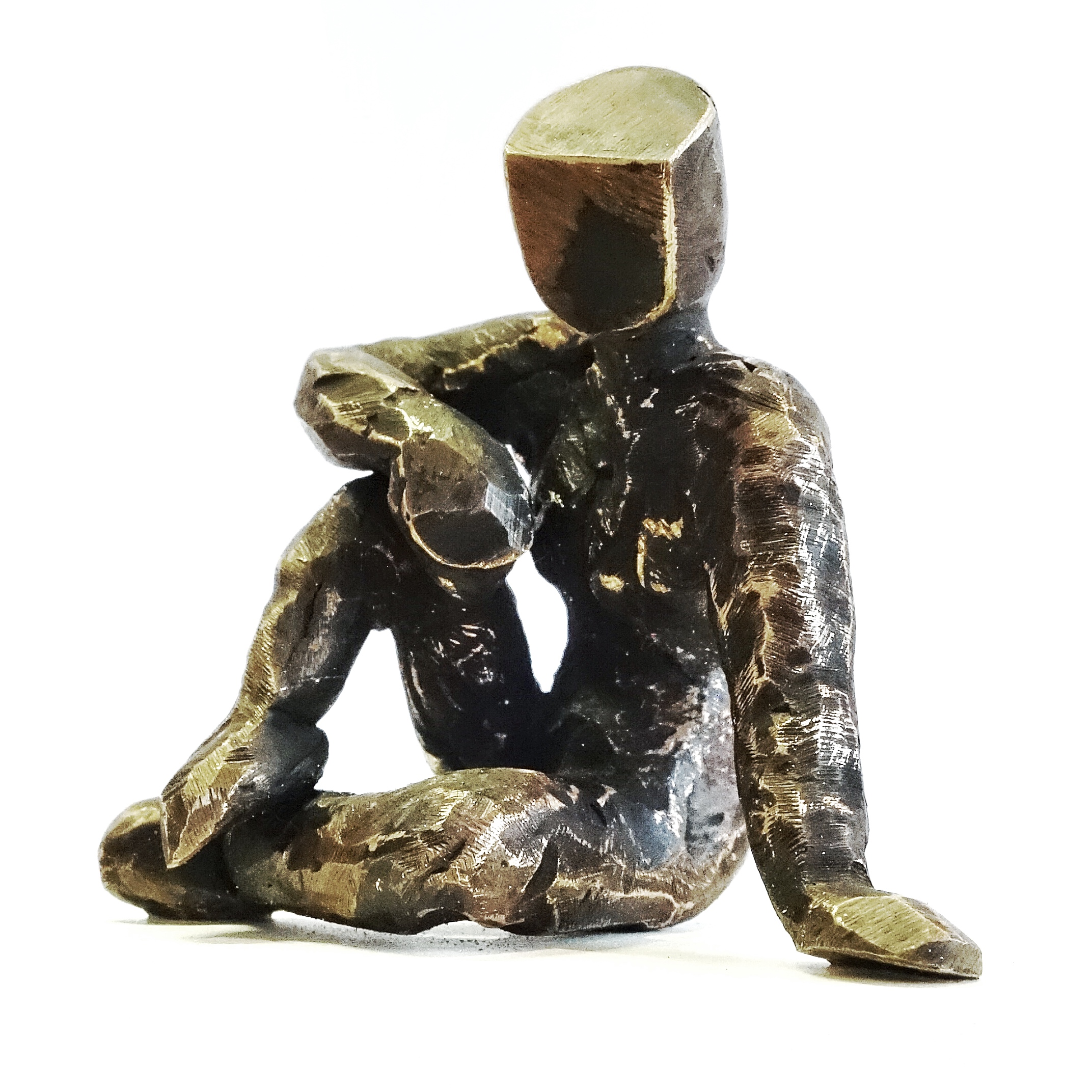 o.T., Serie KörperHaltungen II, 2018, Bronze, 4 x 3 x 3 cm