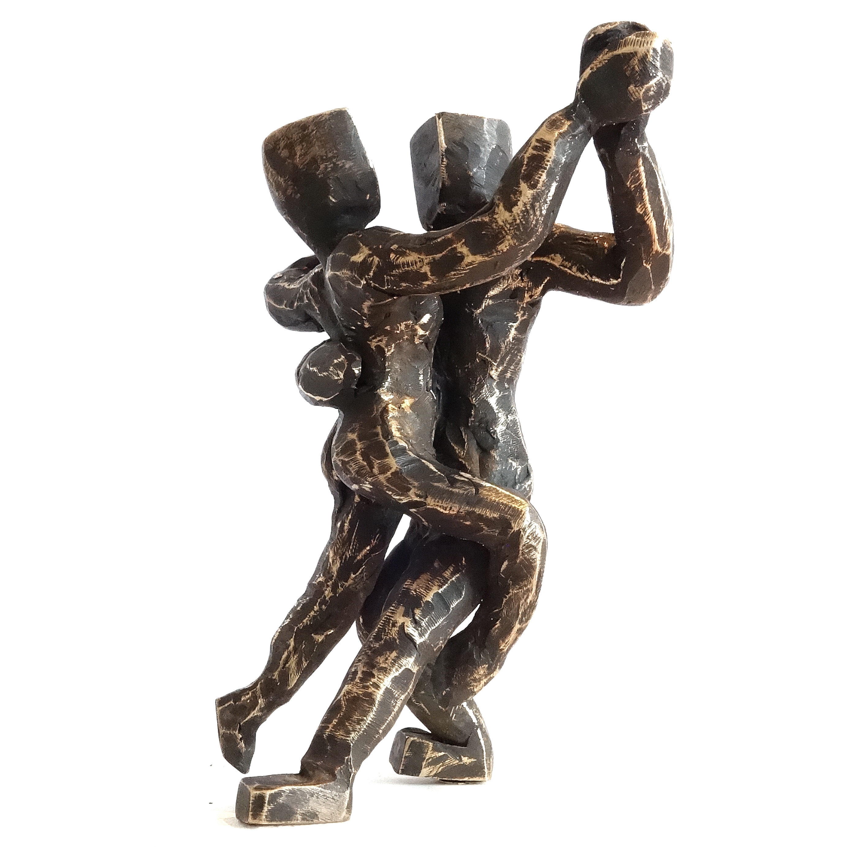 o.T., Serie KörperHaltungen II, 2018, Bronze, 5 x 4 x 7 cm