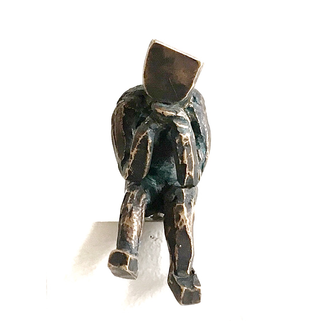 oT., Serie KörperHaltungen II, 2017, Bronze, 5 x 4 x 2 cm